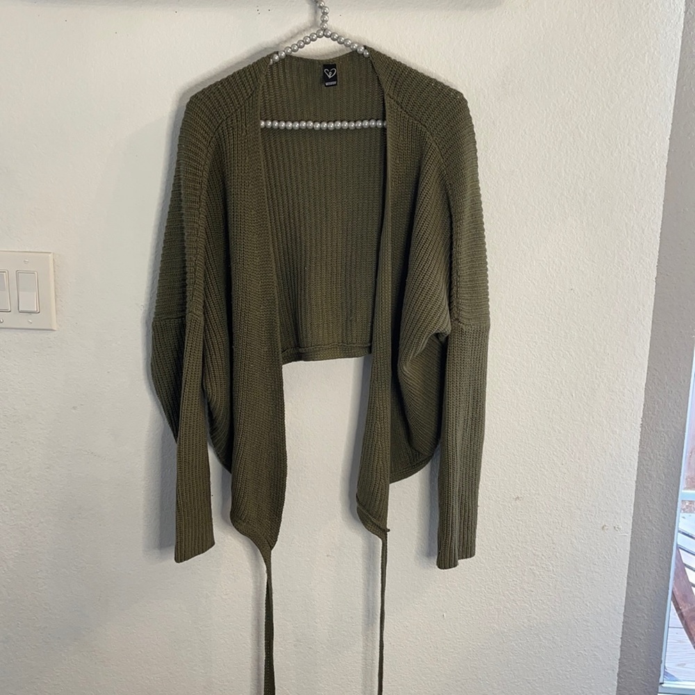Wrap around sweater